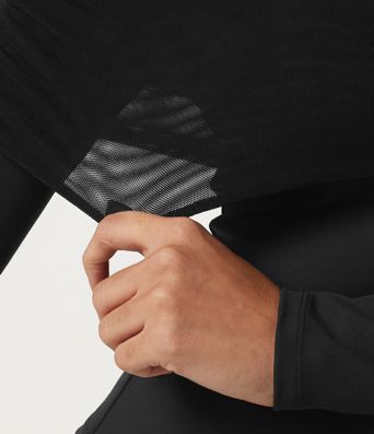 SoftlyZero™ Airy One Shoulder Asymmetric Long Sleeve Built-in Bra InstantCool Yoga Sports Top SoftlyZero™ Airy One Shoulder Asymmetric Long Sleeve Built-in Bra InstantCool Yoga Sports Top