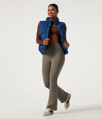 Halara UltraSculpt™ High Waisted Bootcut Fleece Workout Leggings with Pockets Halara UltraSculpt™ High Waisted Bootcut Fleece Workout Leggings with Pockets