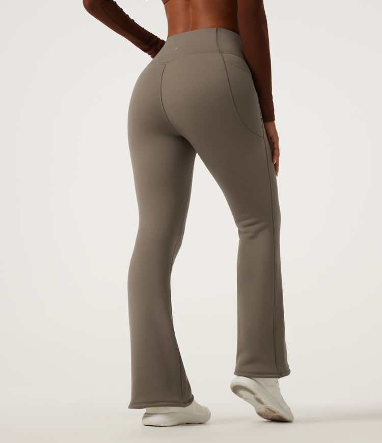 Halara UltraSculpt™ High Waisted Bootcut Fleece Workout Leggings with Pockets Halara UltraSculpt™ High Waisted Bootcut Fleece Workout Leggings with Pockets