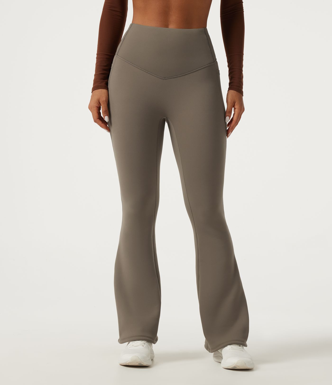 Halara UltraSculpt™ High Waisted Bootcut Fleece Workout Leggings with Pockets Halara UltraSculpt™ High Waisted Bootcut Fleece Workout Leggings with Pockets