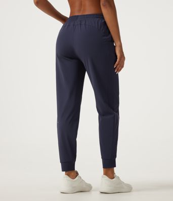 Mid Rise Drawstring Tapered Quick Dry InstantCool Running Joggers with Pockets