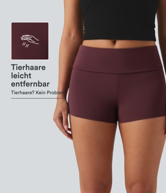 Patitoff™ Flow - Lässige, tierhaarresistente Shorts mit niedrigem Bund - 7,6 cm, skinny fit