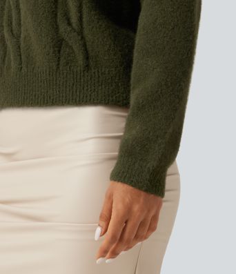 V Neck Raglan Long Sleeve Work Sweater V Neck Raglan Long Sleeve Work Sweater