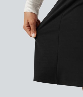 High-Waist A-Linien-Minirock für das Büro High-Waist A-Linien-Minirock für das Büro