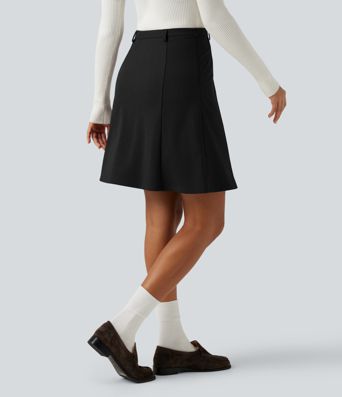 High-Waist A-Linien-Minirock für das Büro High-Waist A-Linien-Minirock für das Büro