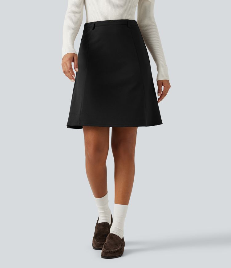 High-Waist A-Linien-Minirock für das Büro High-Waist A-Linien-Minirock für das Büro