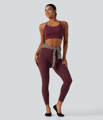 SoftlyZero™ Airy Scoop Neck Built-in Bra InstantCool Cropped Yoga Tank Top SoftlyZero™ Airy Scoop Neck Built-in Bra InstantCool Cropped Yoga Tank Top