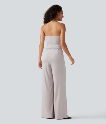 Tube Baggy Casual Jumpsuit with Pockets-Easy Peezy Edition Tube Baggy Casual Jumpsuit with Pockets-Easy Peezy Edition