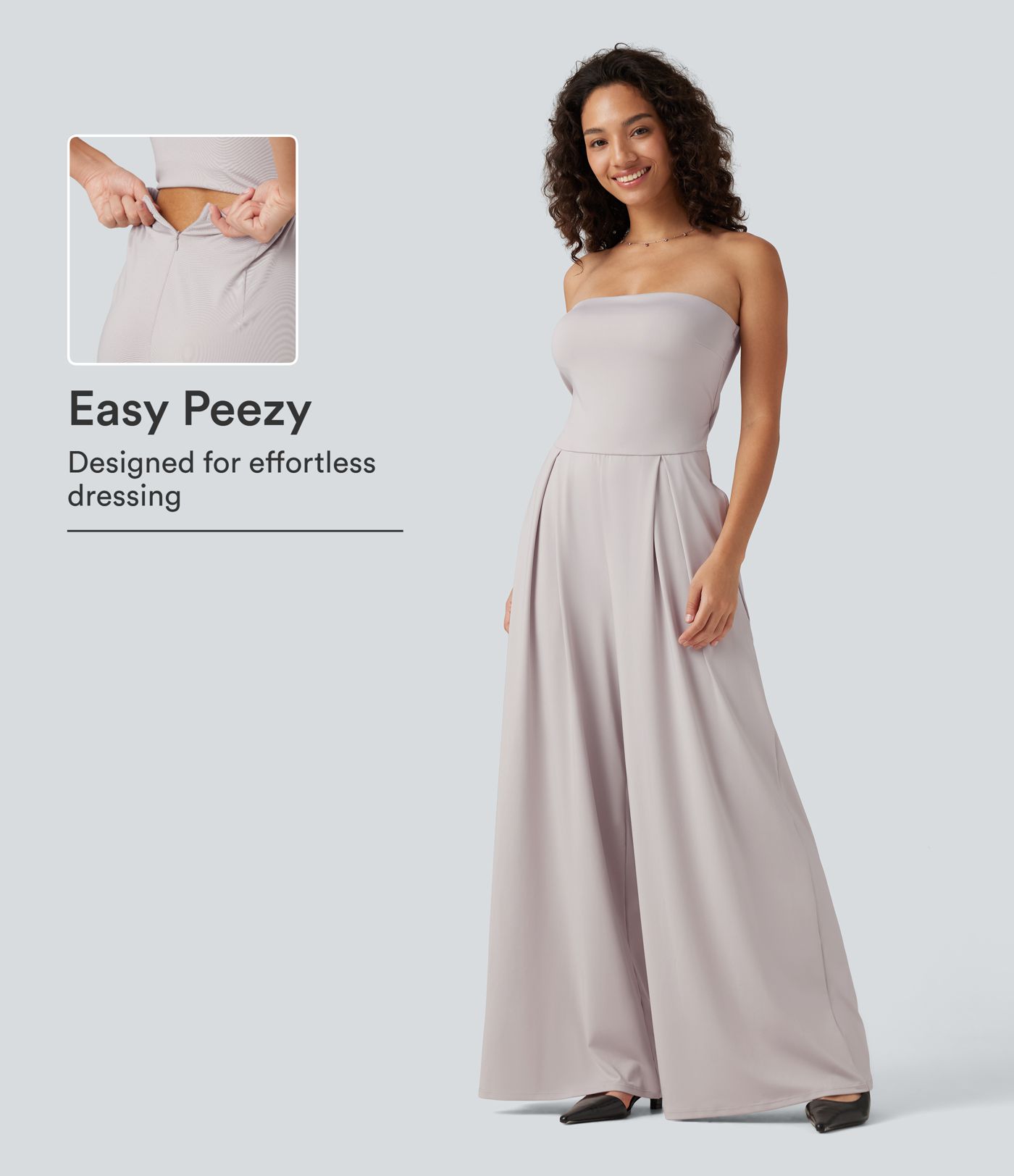 Tube Baggy Casual Jumpsuit with Pockets-Easy Peezy Edition Tube Baggy Casual Jumpsuit with Pockets-Easy Peezy Edition