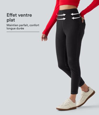 Legging jean gainant Halara Flex™ taille haute avec poches