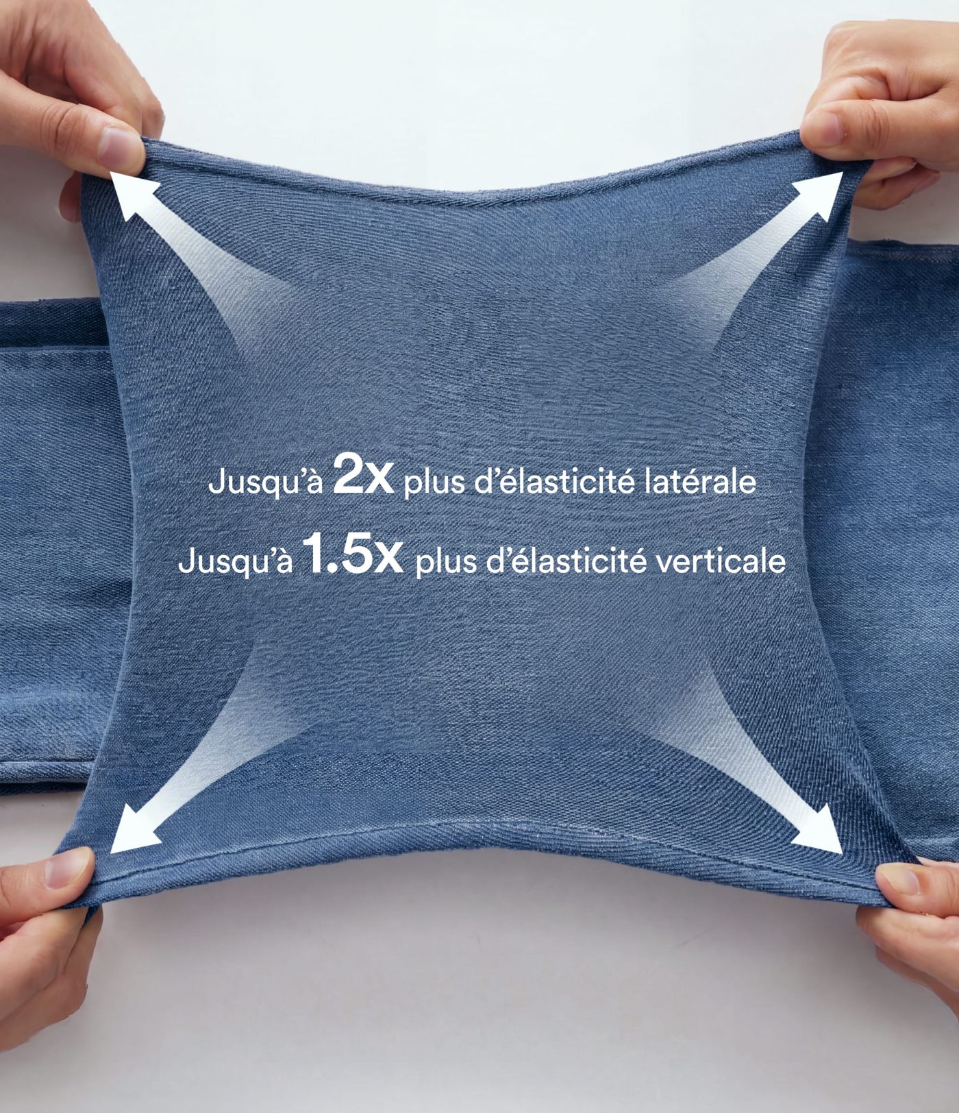 Halara Flex™ Jean large casual taille haute croisée ventre plat, avec poches Halara Flex™ Jean large casual taille haute croisée ventre plat, avec poches