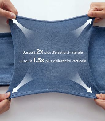 Halara Flex™ Jean large casual taille haute croisée ventre plat, avec poches Halara Flex™ Jean large casual taille haute croisée ventre plat, avec poches