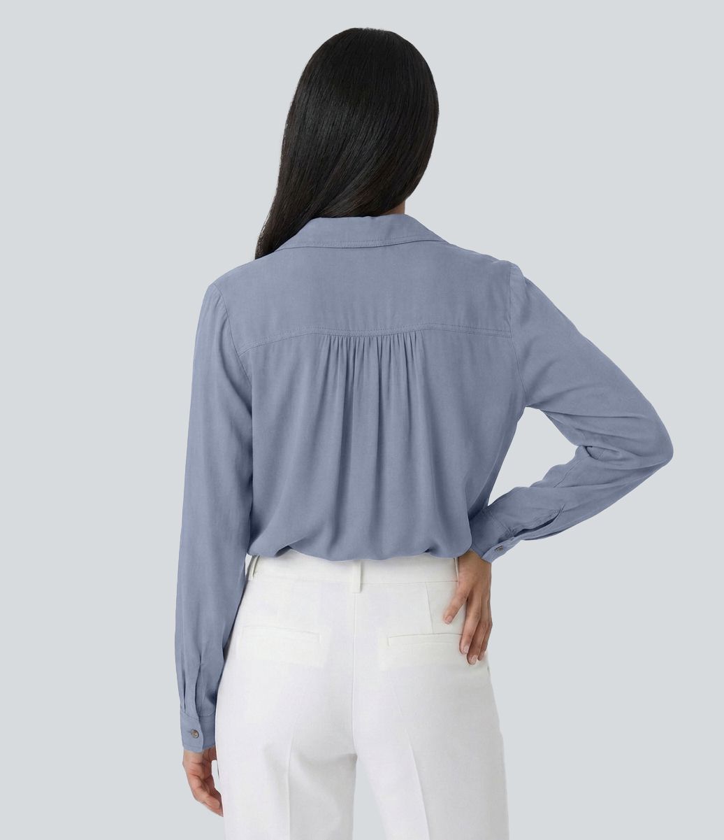 Cowl Neck Long Sleeve Casual Top Cowl Neck Long Sleeve Casual Top