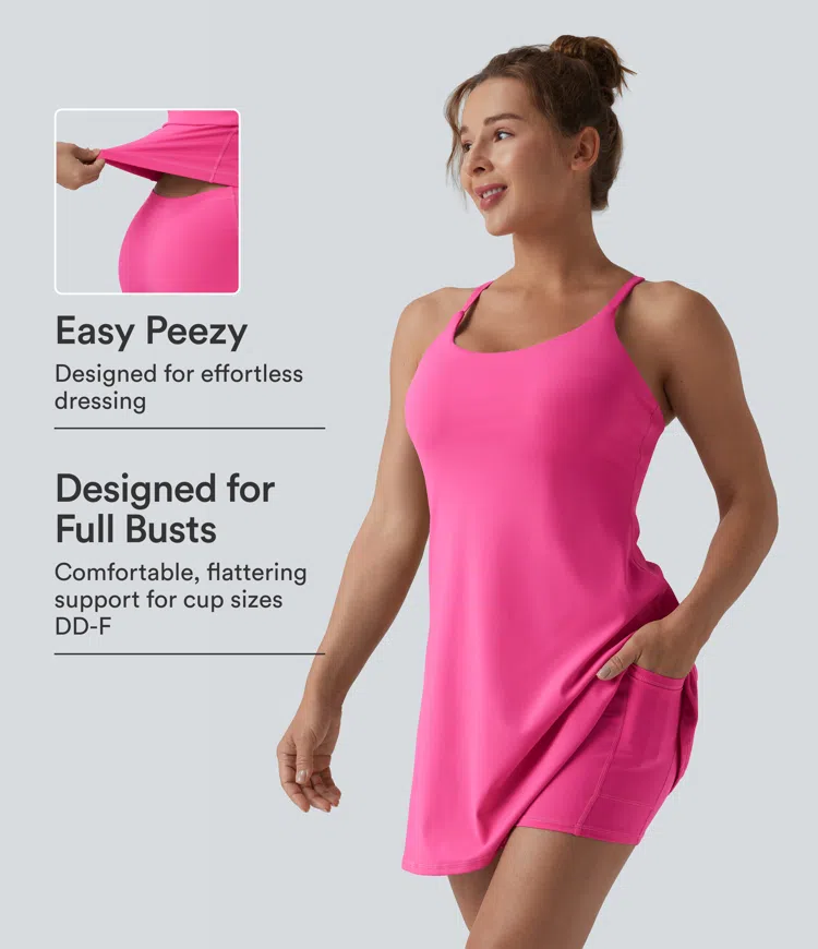 Softlyzero™ Plush Backless Active Dress-Easy Peezy Edition DD-F