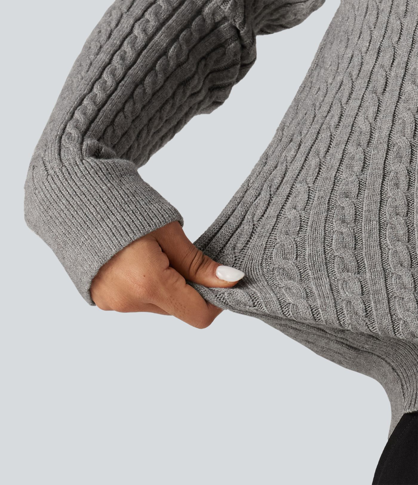Lapel Long Sleeve Work Sweater Lapel Long Sleeve Work Sweater