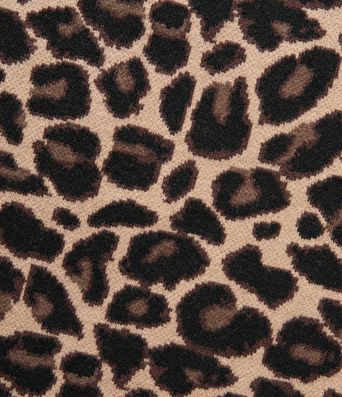 High Waisted Leopard Print Bodycon Casual Mini Sweater Skirt