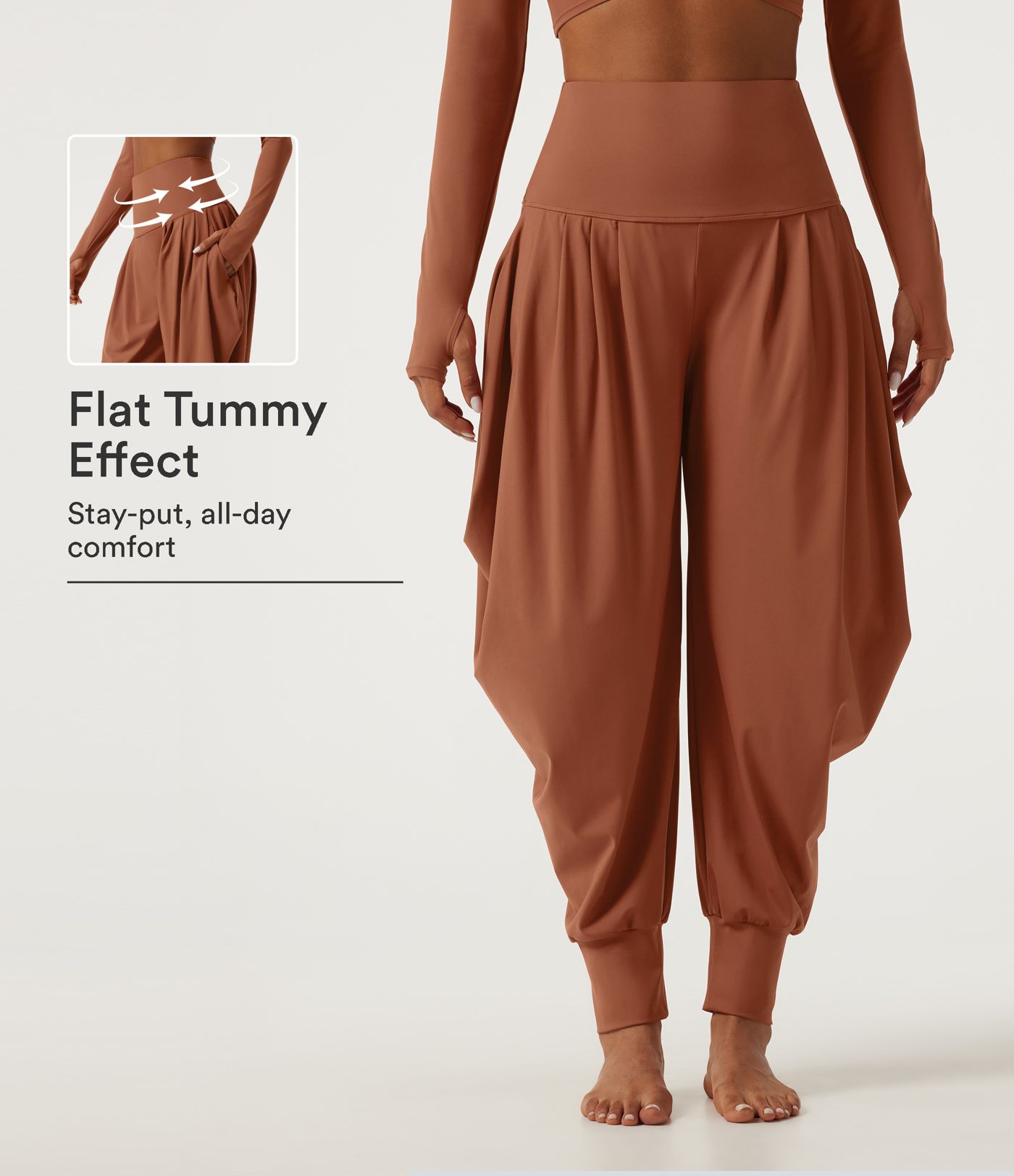 SoftlyZero™ Airy joggers de baile de talle alto, con efecto stacked InstantCool y bolsillos SoftlyZero™ Airy joggers de baile de talle alto, con efecto stacked InstantCool y bolsillos