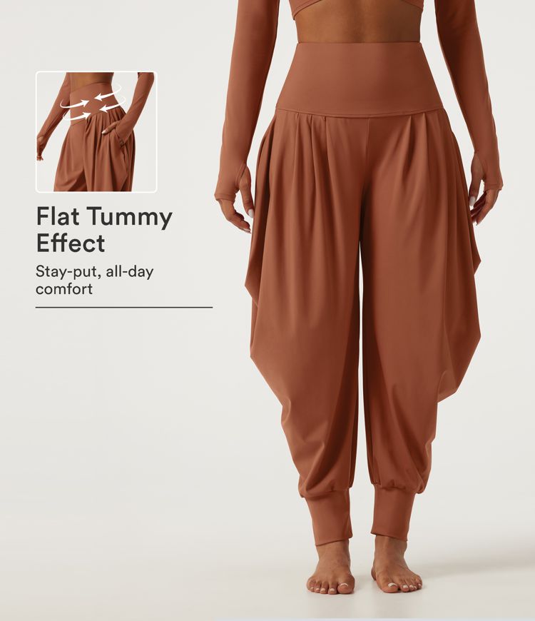 SoftlyZero™ Airy joggers de baile de talle alto, con efecto stacked InstantCool y bolsillos SoftlyZero™ Airy joggers de baile de talle alto, con efecto stacked InstantCool y bolsillos