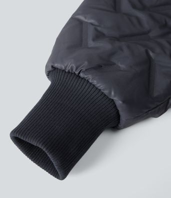 High Neck Long Sleeve Casual Padded Jacket with Pockets