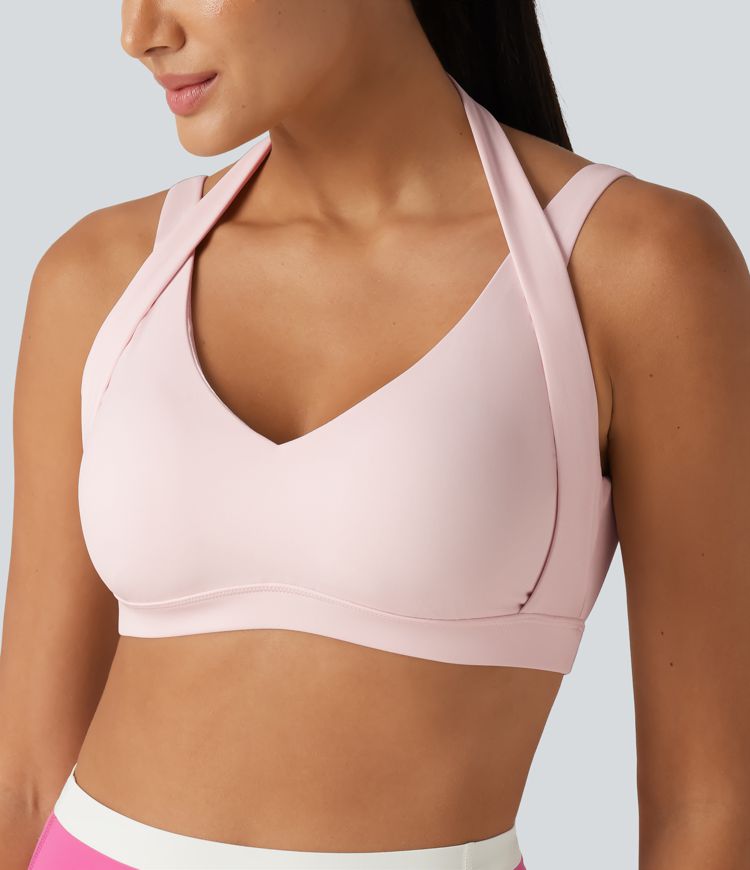 SoftlyZero™ Airy Low Support Built-in Bra InstantCool Yoga Sports Bra SoftlyZero™ Airy Low Support Built-in Bra InstantCool Yoga Sports Bra