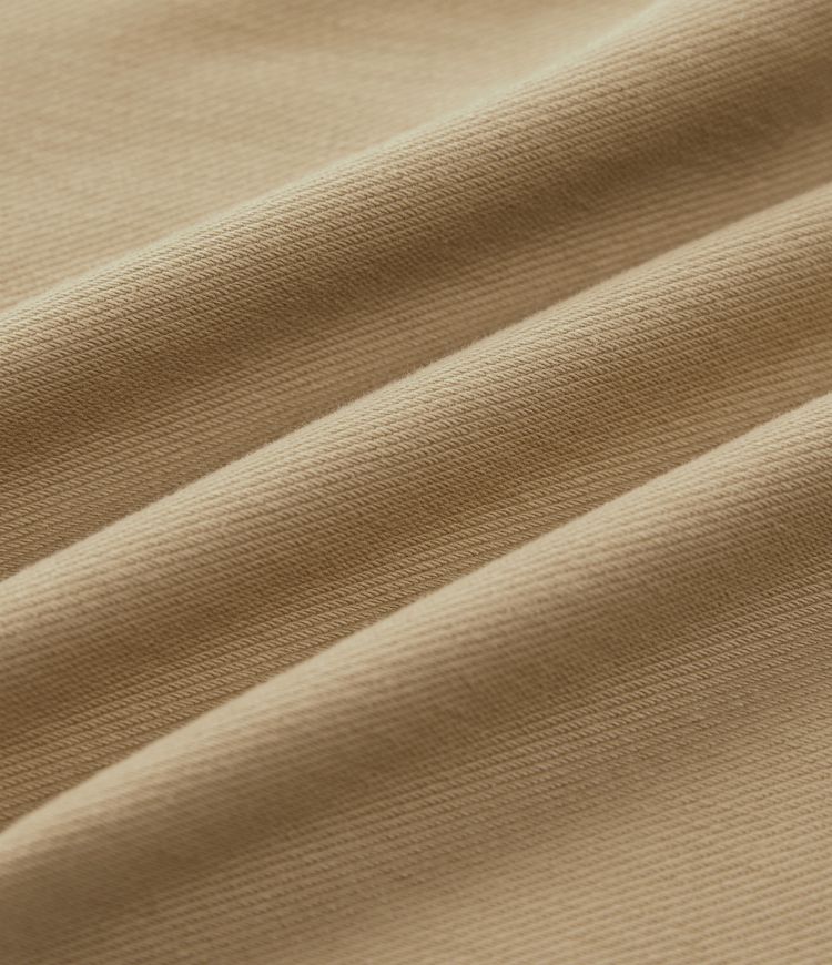 High Waisted Tapered Rolled Hem Work Cotton Pants with Pockets