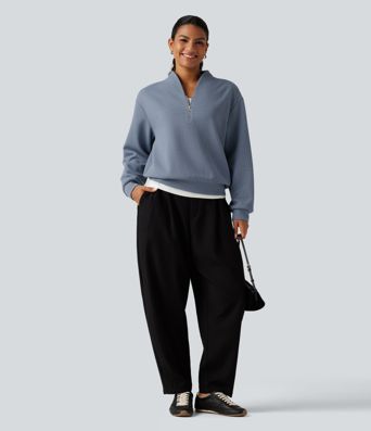 V Neck Long Sleeve Waffle Casual Sweatshirt V Neck Long Sleeve Waffle Casual Sweatshirt