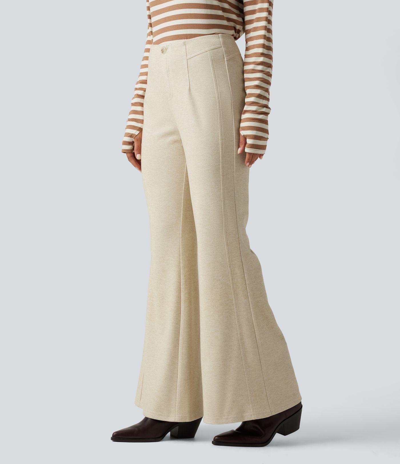 Mid Rise Flare Work Pants Mid Rise Flare Work Pants