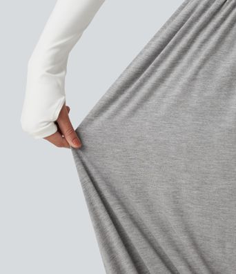 High Waisted Relaxed Casual Jogger with Pockets