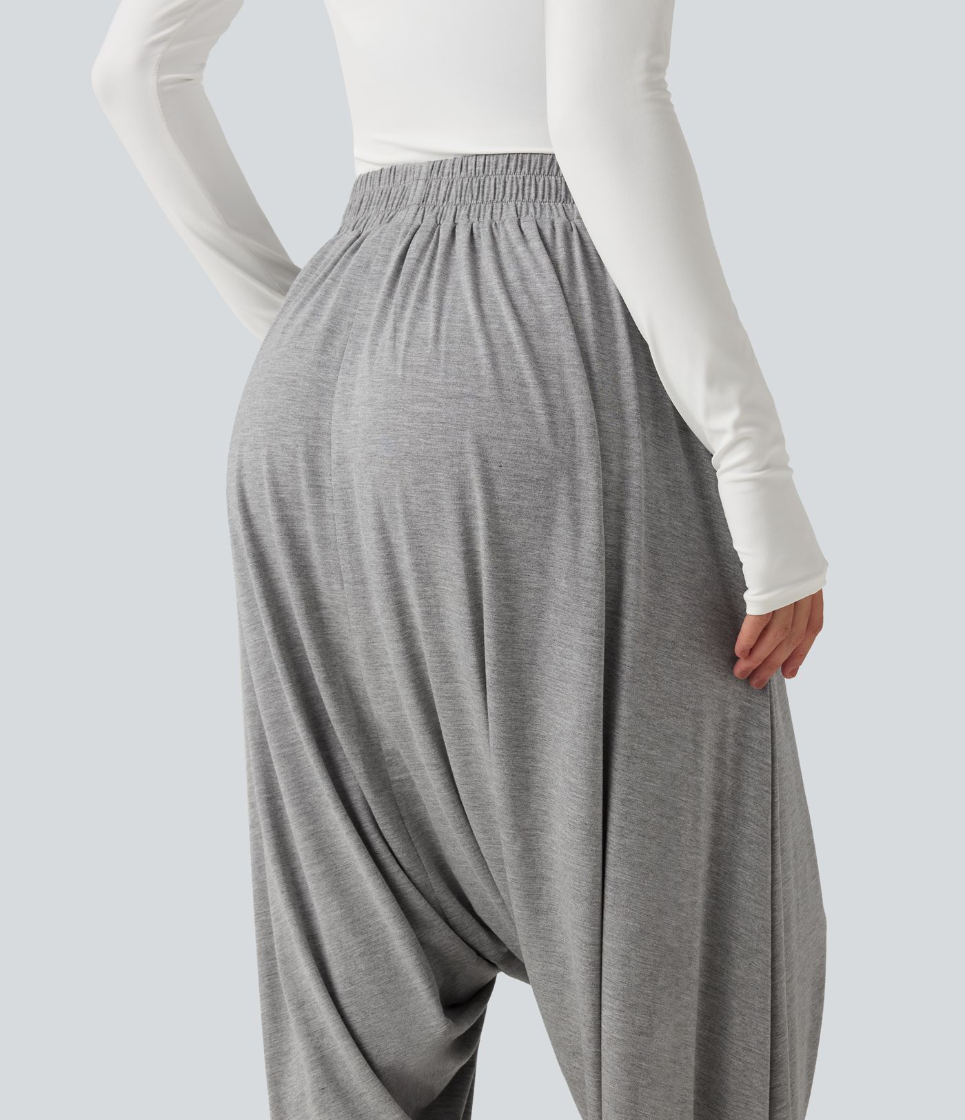 High Waisted Relaxed Casual Jogger with Pockets