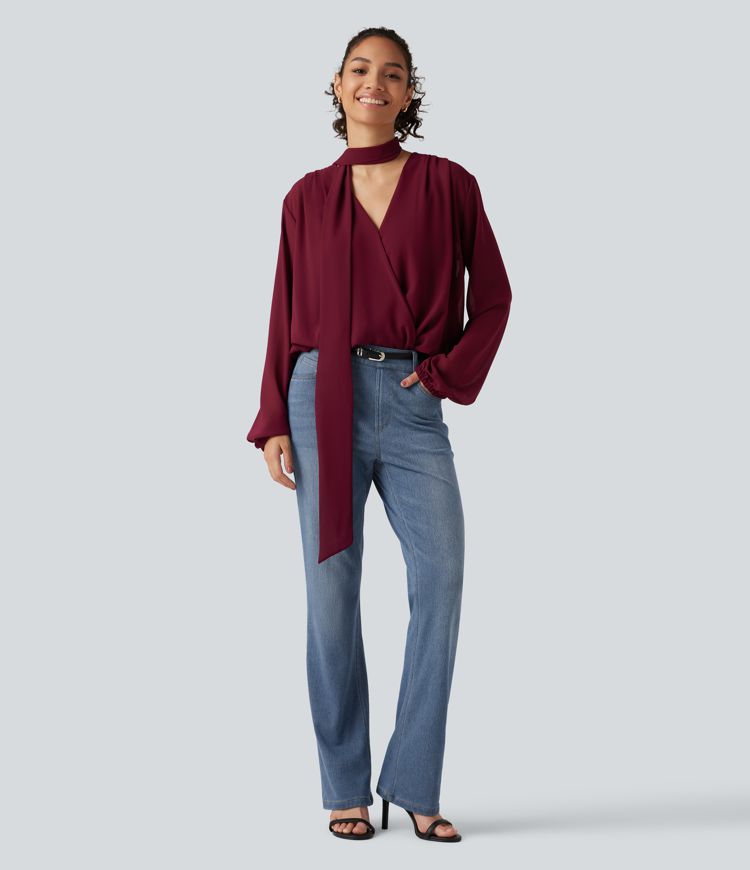 Halara Flex™ Denim Heat High Waisted Bootcut Casual Jeans with Pockets