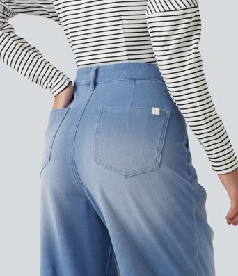 Halara Flex™ Mid Rise Casual Jeans with Pockets