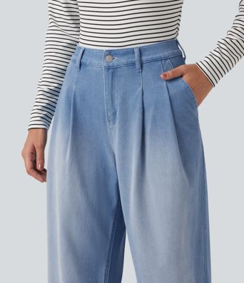 Halara Flex™ Mid Rise Casual Jeans with Pockets