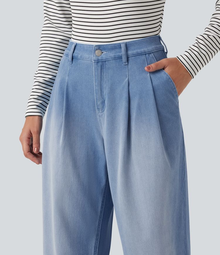 Halara Flex™ Mid Rise Casual Jeans with Pockets