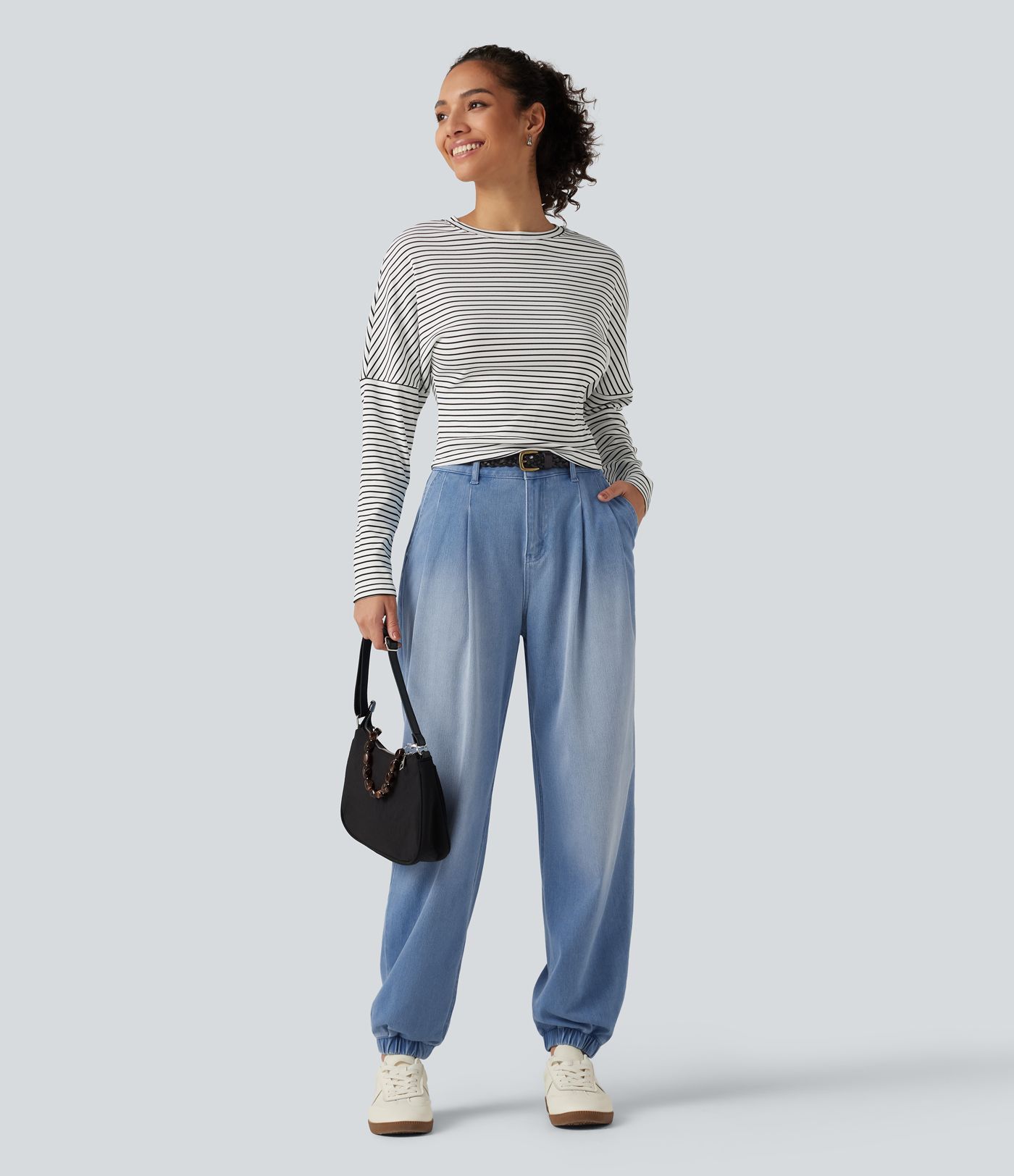 Halara Flex™ Mid Rise Casual Jeans with Pockets