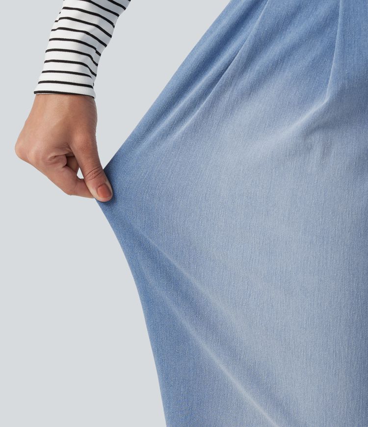 Halara Flex™ Mid Rise Casual Jeans with Pockets