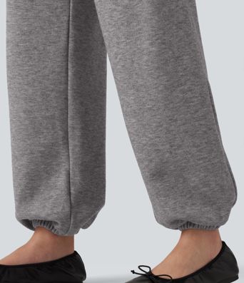 Mid Rise Drawstring Casual Sweatpants with Pockets