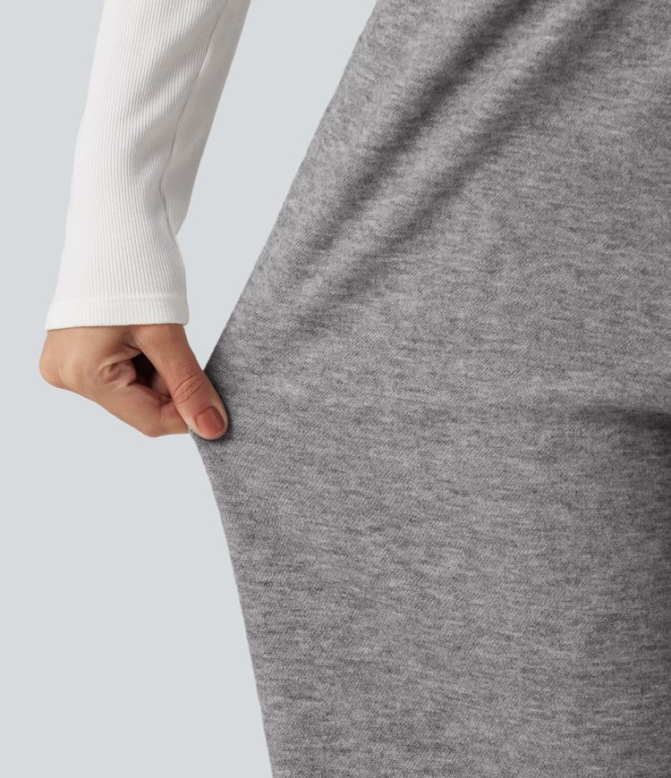 Mid Rise Drawstring Casual Sweatpants with Pockets