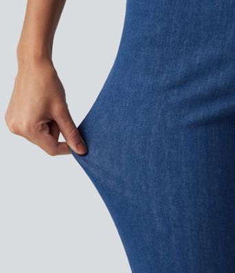 Halara Flex™ High Waisted Tummy Control Casual Jeans with Pockets