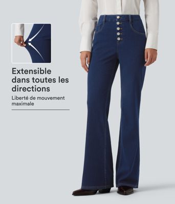 Jean flare Halara Flex™ taille mi-haute avec poches