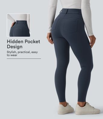 Halara UltraSculpt™ leggings með háum mitti og vösum