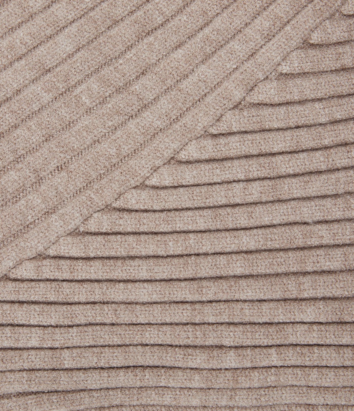 Ribbed Knit One Shoulder Long Sleeve Asymmetric Hem Casual Sweater