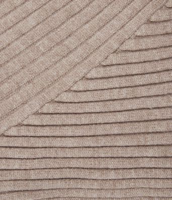 Ribbed Knit One Shoulder Long Sleeve Asymmetric Hem Casual Sweater