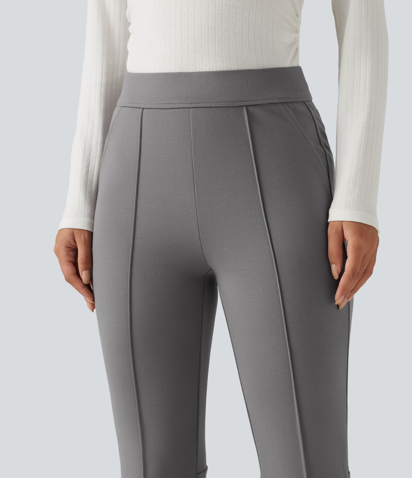 Halara Flex™ High Waisted Pintuck Bootcut Work Pants with Pockets