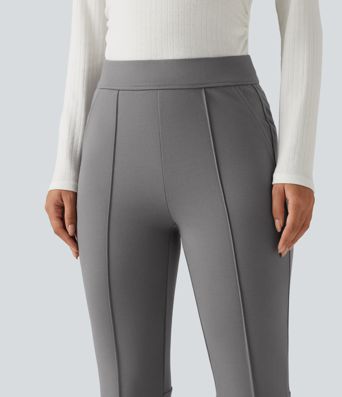 Halara Flex™ High Waisted Pintuck Bootcut Work Pants with Pockets