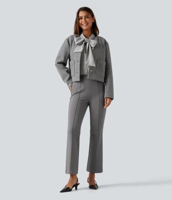 Halara Flex™ High Waisted Pintuck Bootcut Work Pants with Pockets