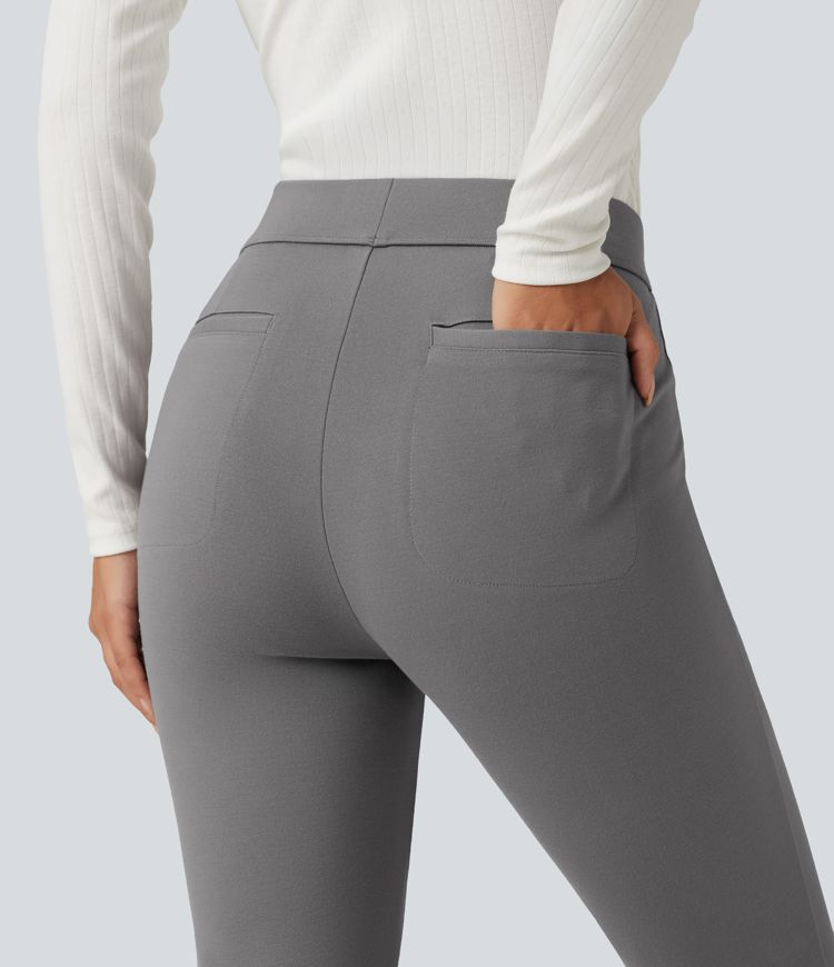 Halara Flex™ High Waisted Pintuck Bootcut Work Pants with Pockets