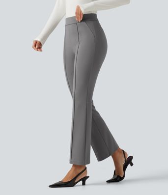 Halara Flex™ High Waisted Pintuck Bootcut Work Pants with Pockets