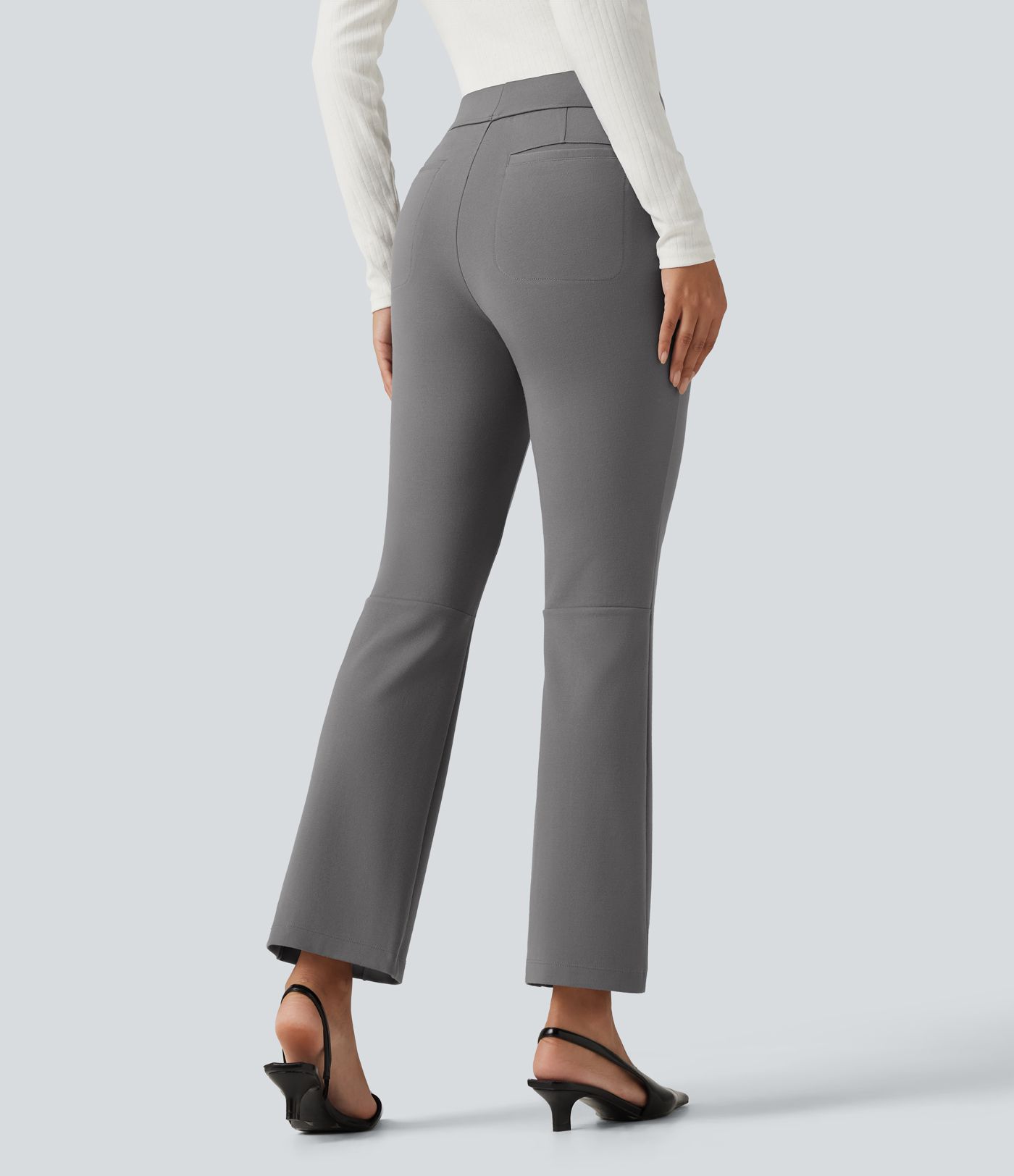 Halara Flex™ High Waisted Pintuck Bootcut Work Pants with Pockets