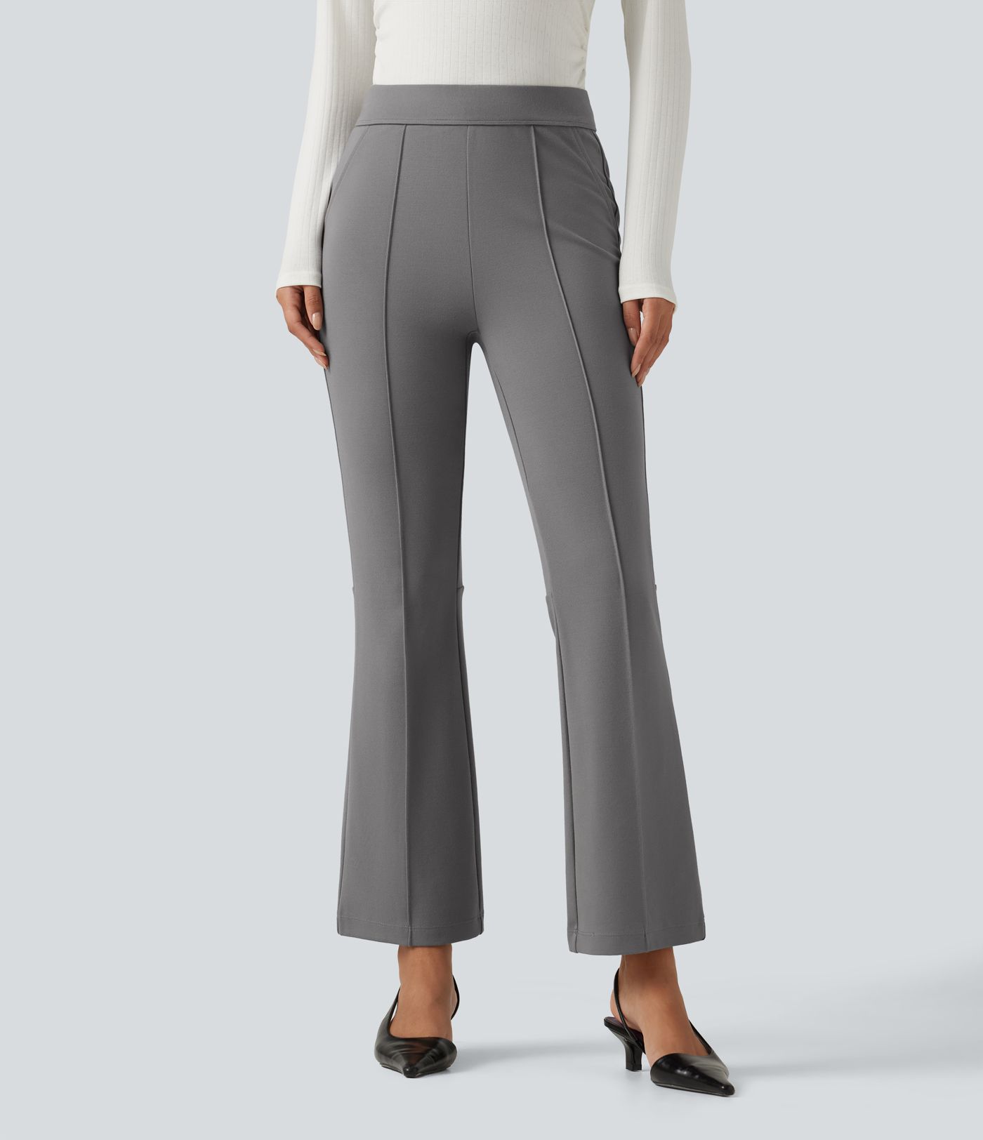 Halara Flex™ High Waisted Pintuck Bootcut Work Pants with Pockets