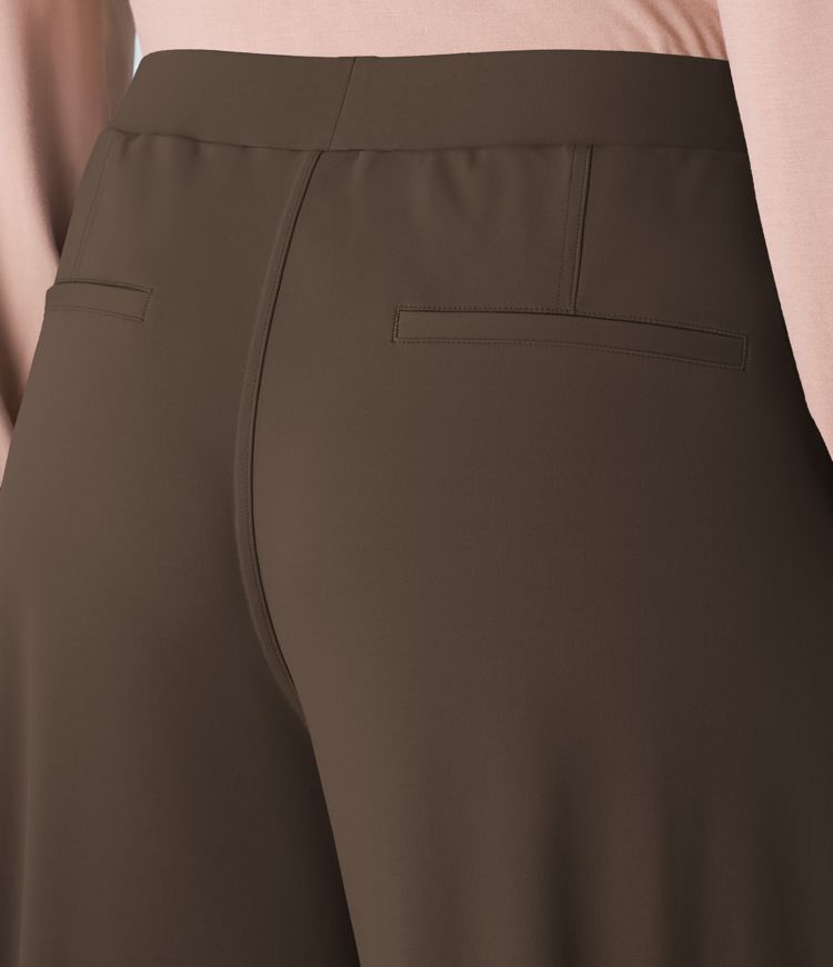 Pantalon de travail grande taille coupe droite taille haute Halara Flex™ DayStretch avec poches Pantalon de travail grande taille coupe droite taille haute Halara Flex™ DayStretch avec poches